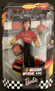 Barbie NASCAR Official #94 McDonald’s Bill Elliott Collector Edition Doll 1999