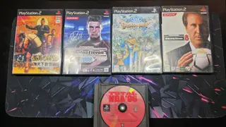 Japanese PlayStation 2 PS2 Game Lot Scratched Incomplete Winning Eleven DQ8