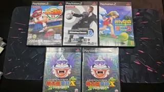 Japanese PlayStation 2 PS2 Sports Game Lot Winning Eleven Baseball Tennis