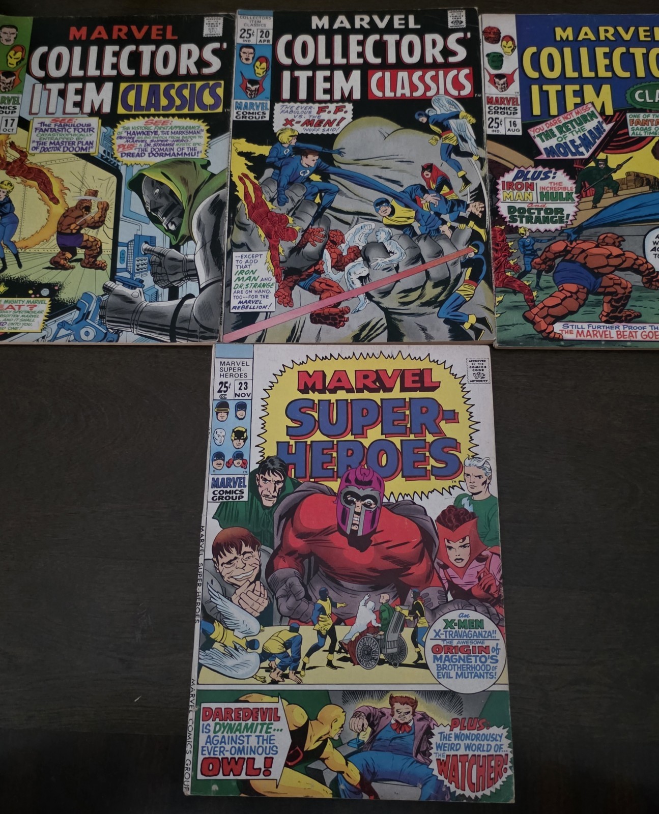 Marvel Bronze Age Comic Lot Collectors' Item Classics #16 #17 #20 + Super-Heroes — photo 1 of 13