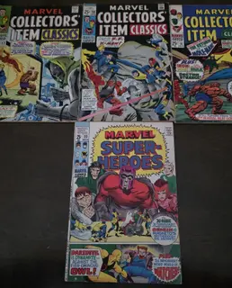 Marvel Bronze Age Comic Lot Collectors' Item Classics #16 #17 #20 + Super-Heroes