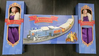 1997 Anastasia 20th Century Fox Doll Train Set Lot New Old Stock NIB