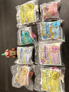 Vintage McDonald's Disney Snow White Happy Meal Toy Lot - Set of 8 +1 (9 pcs)