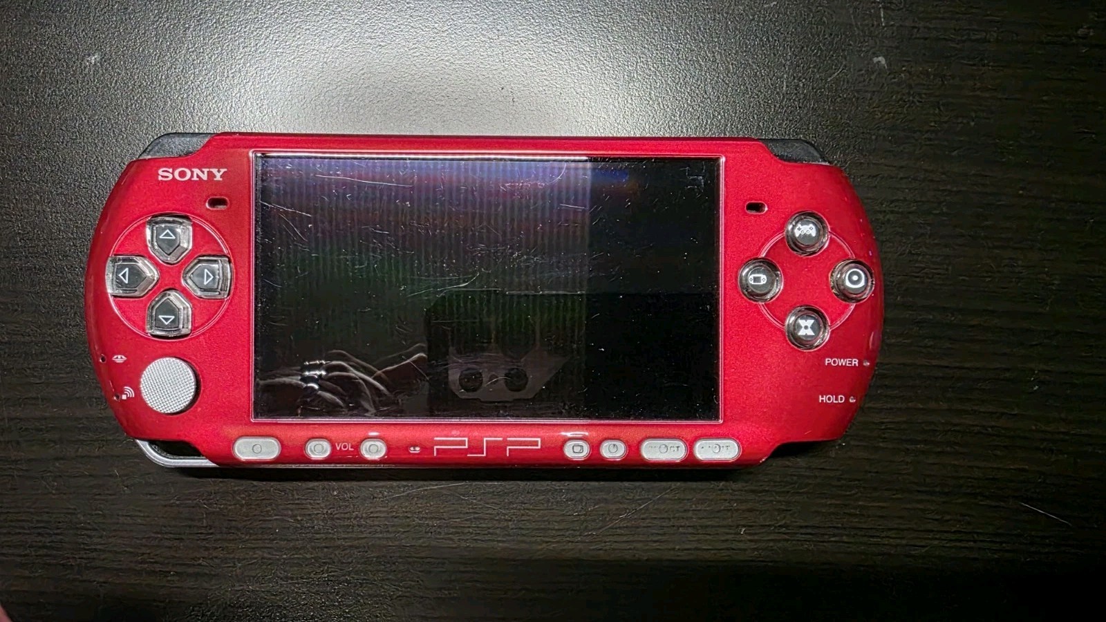Sony PSP-3000 Radiant Red Handheld Console Tested Working – No Battery Cover — photo 1 of 5