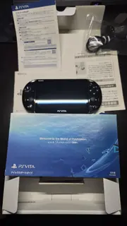 Sony PlayStation PS Vita Slim PCH-2000 Console Black Complete Box