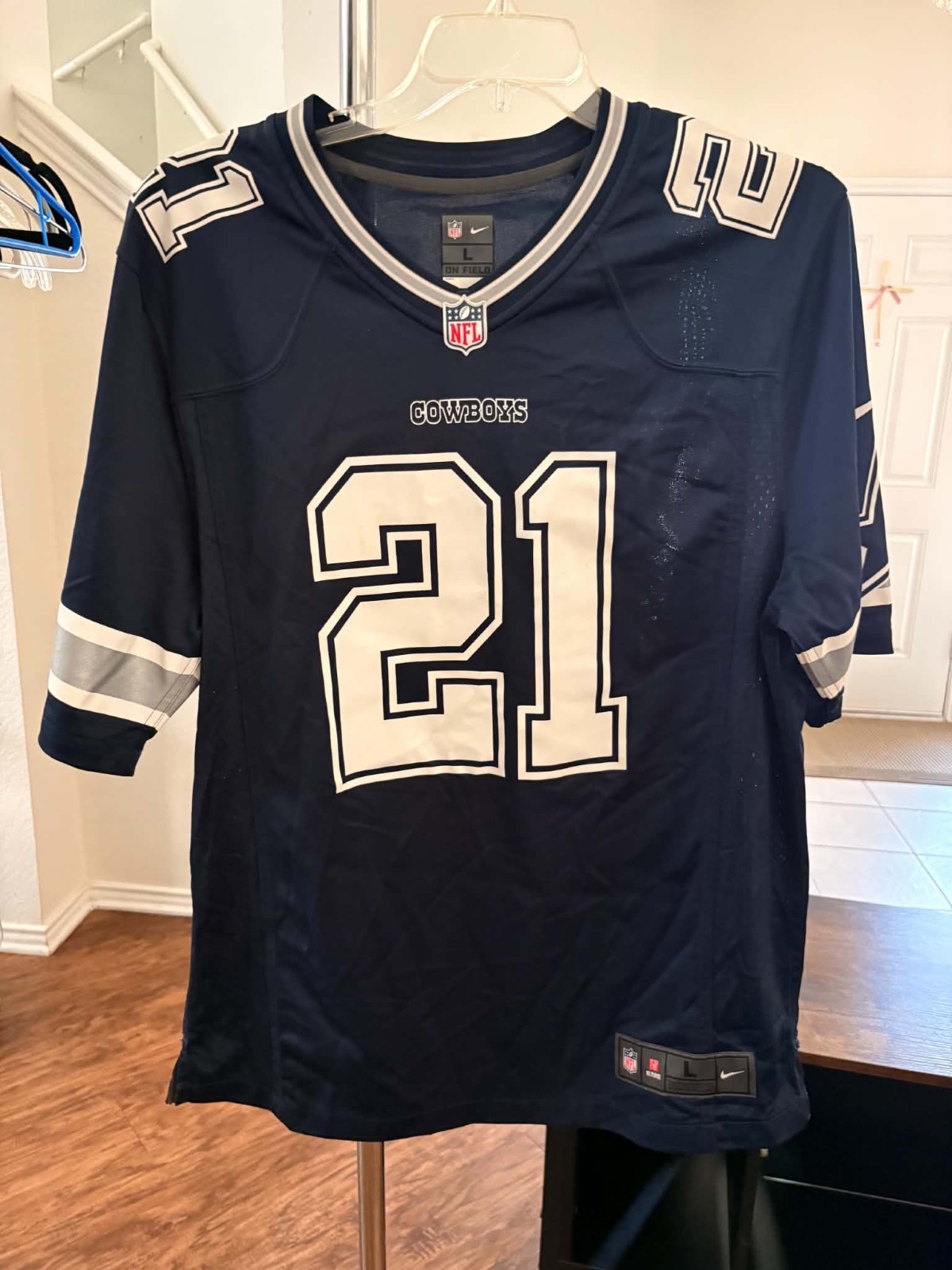 Nike On Field Dallas Cowboys Ezekiel Elliott #21 Jersey Men’s Large — photo 1 of 2