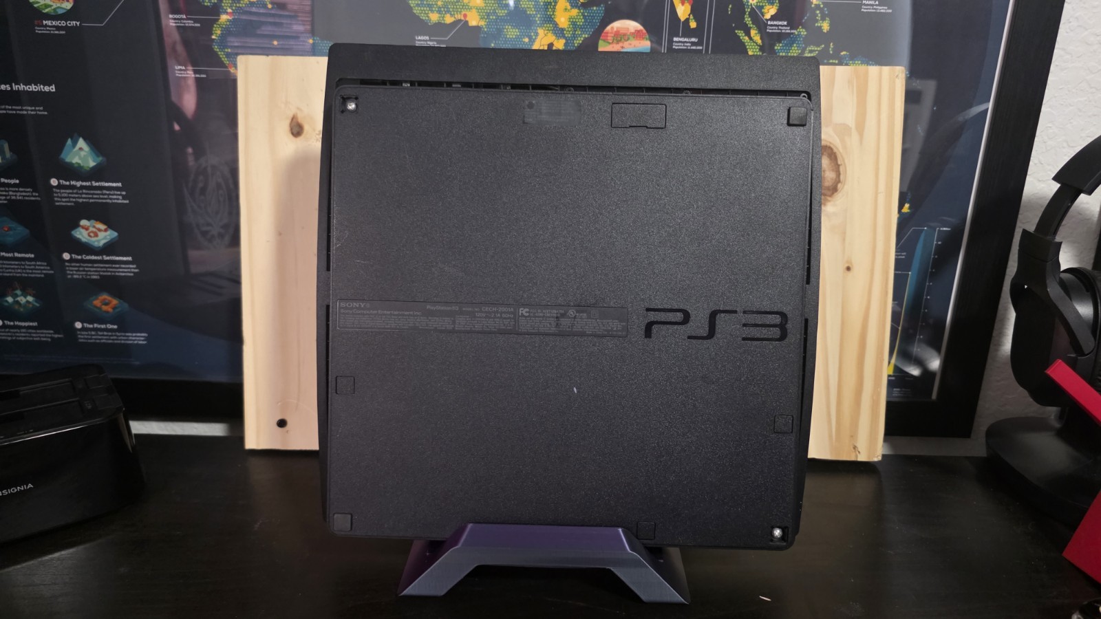 Sony PlayStation 3 PS3 Slim CECH-2001A 120GB Console Only Tested Working — photo 1 of 7