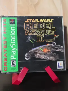 Star Wars: Rebel Assault II -- The Hidden Empire (PS1, 1996) CIB
