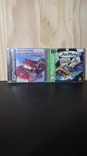 PS1 Racing Game Bundle – Jet Moto Greatest Hits + Polaris SnoCross
