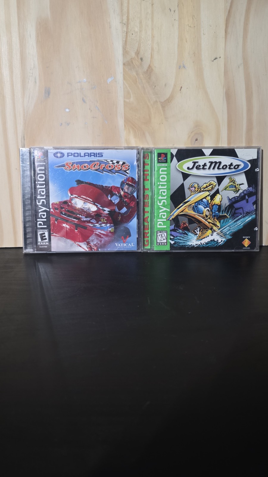 PS1 Racing Game Bundle – Jet Moto Greatest Hits + Polaris SnoCross