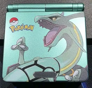 Nintendo Game Boy Advance SP IPS Screen OSD Reshell Rayquaza Style Tested w/...