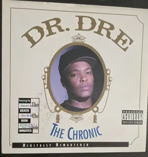 Dr Dre The Chronic 2-LP Vinyl 2001 Death Row DRR 63000-1 Remastered w/ Insert
