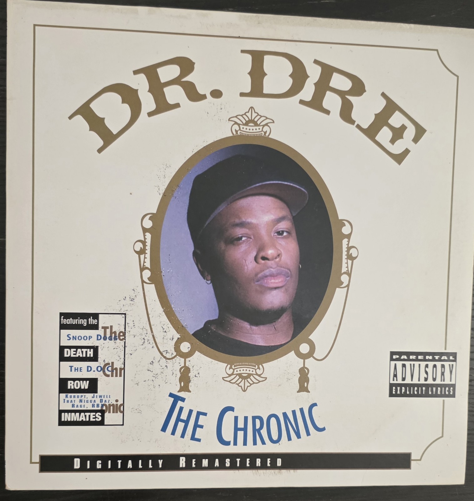 Dr Dre The Chronic 2-LP Vinyl 2001 Death Row DRR 63000-1 Remastered w/ Insert