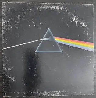 Pink Floyd Dark Side of the Moon LP Vinyl Harvest SMAS-11163 US Press Gatefold