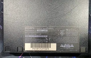 Sony PlayStation 2 Slim SCPH-70011 Console Only Tested Working PS2 Black