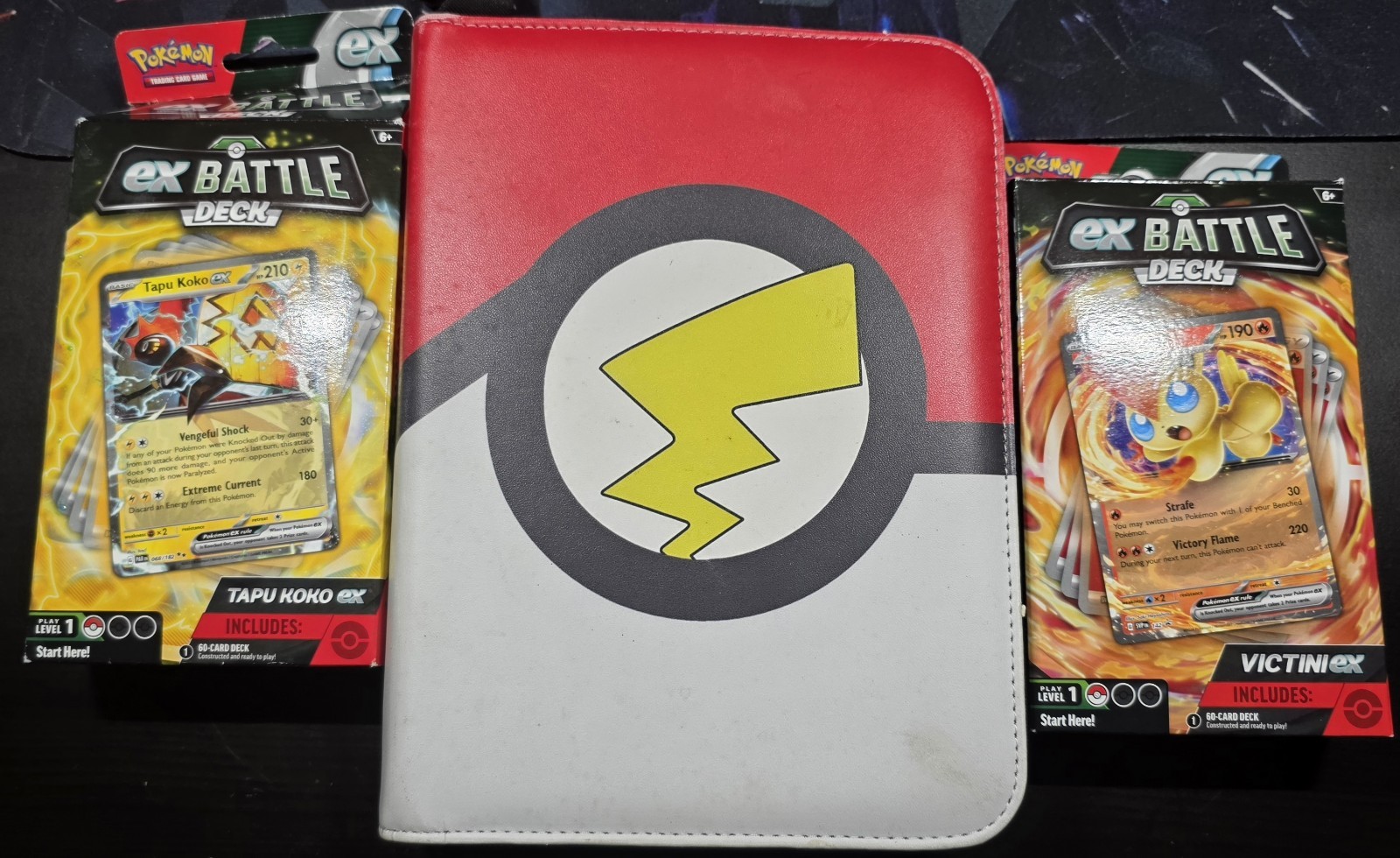 Pokemon TCG Card Lot 300+ Cards — ex Battle Deck Cards + Pack Pulls, Holos & ex