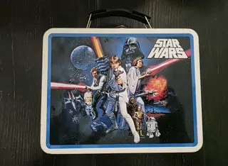 2008 Tin Box Company STAR WARS Episode IV A New Hope Lunch Box Lucas Films