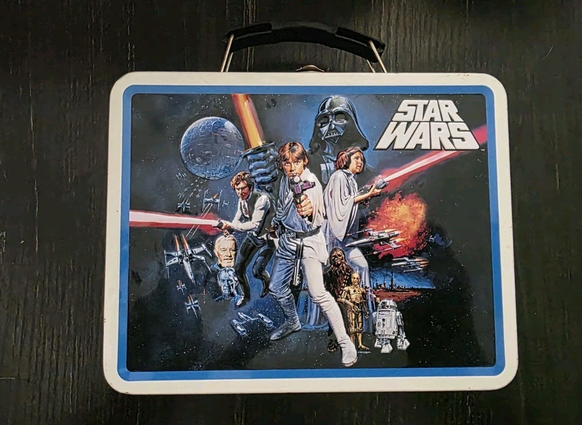 2008 Tin Box Company STAR WARS Episode IV A New Hope Lunch Box Lucas Films