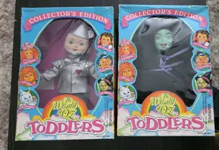 Wizard of Oz Toddlers Lot of 2 Lil Witch Lil Tinman 1993 Sky Kids Collectors NIB