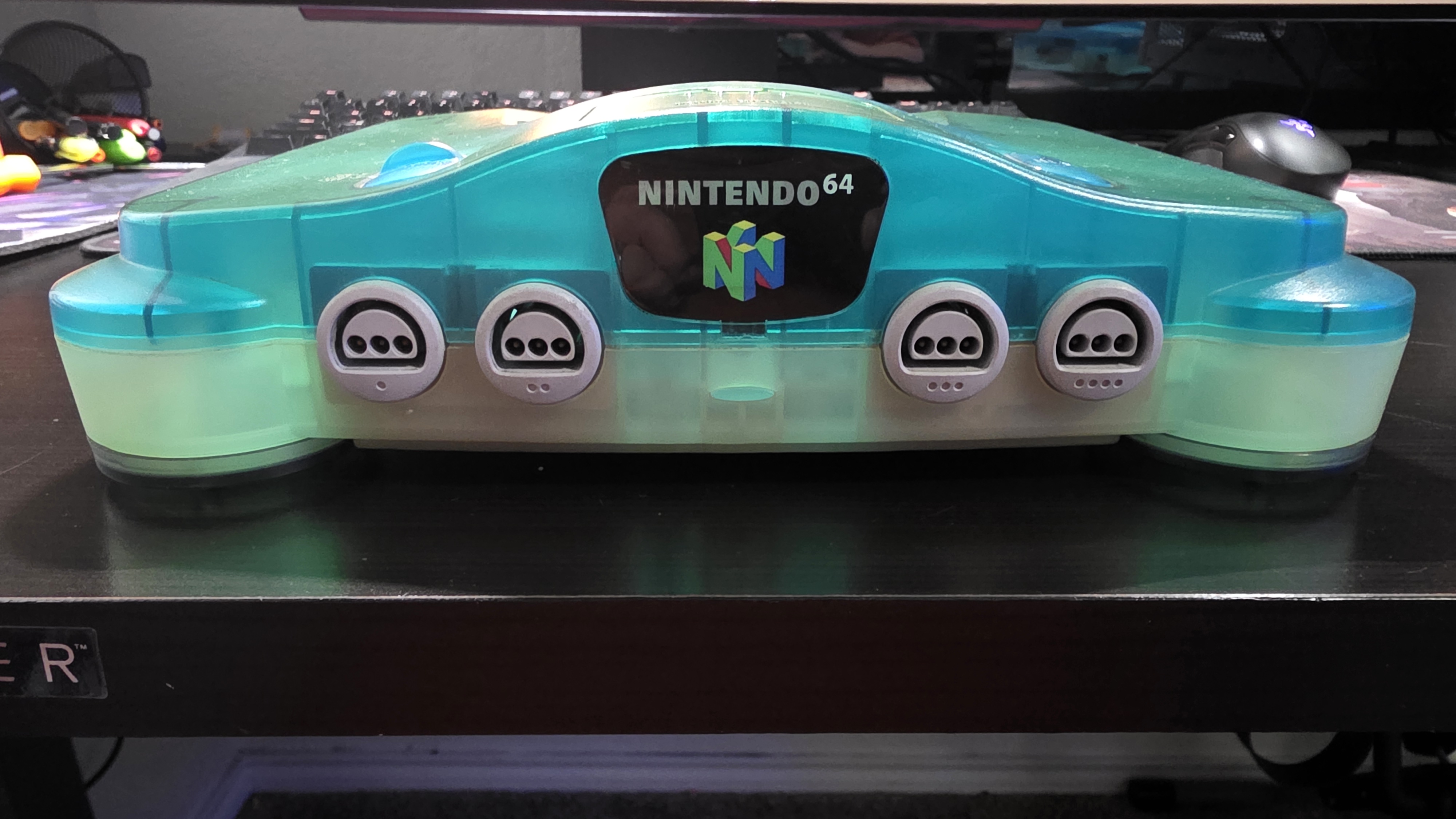 Nintendo 64 N64 Ice Blue Console (JPN), Region Free, No Jumper Pak — photo 1 of 12